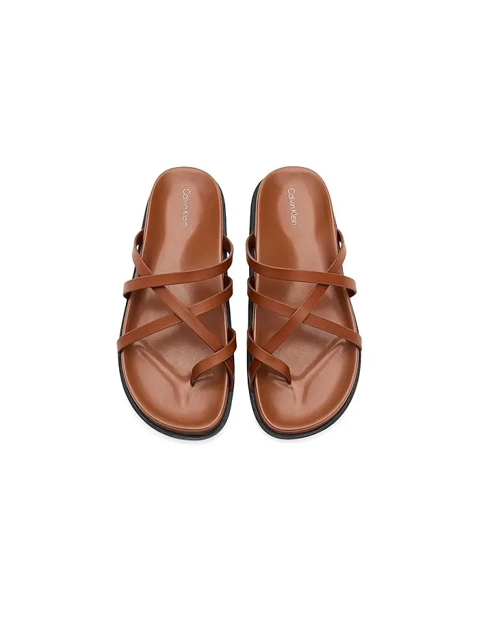 Сандалии с ремешками Helden Calvin Klein, Dark Natural Leather — 3
