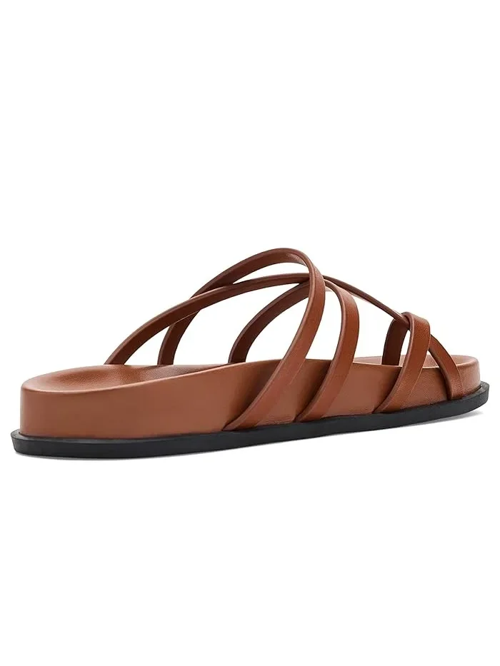 Сандалии с ремешками Helden Calvin Klein, Dark Natural Leather — 4
