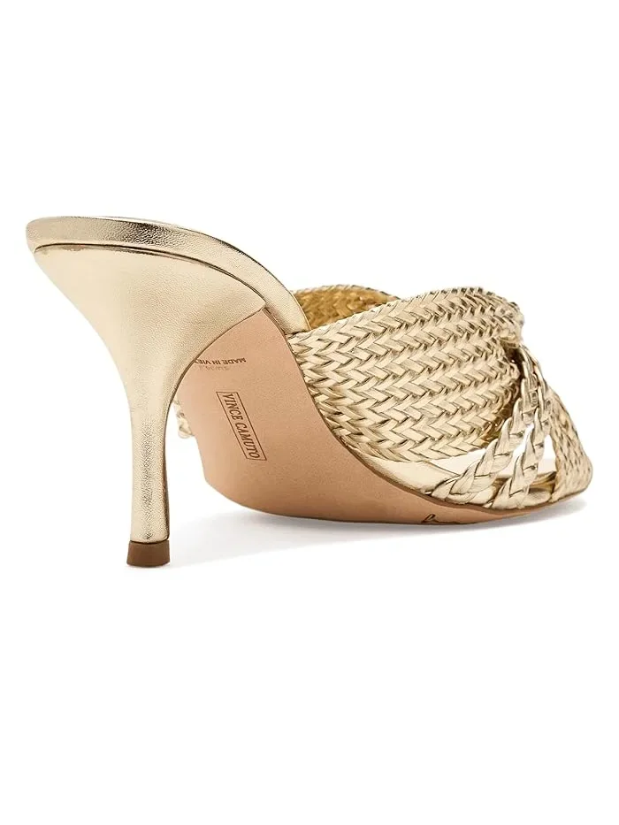 Босоножки-мюли на каблуке с узлом Pheya Vince Camuto — 4