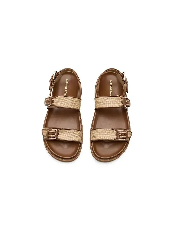 Сандалии с формованной стелькой Nia MICHAEL Michael Kors, Luggage 1 — 3