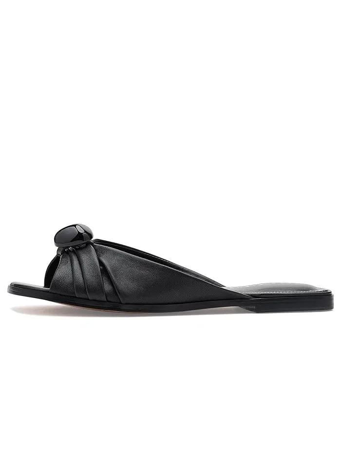 Сандалии с драпировкой Dalani Marc Fisher LTD, Dark Natural Leather — 5