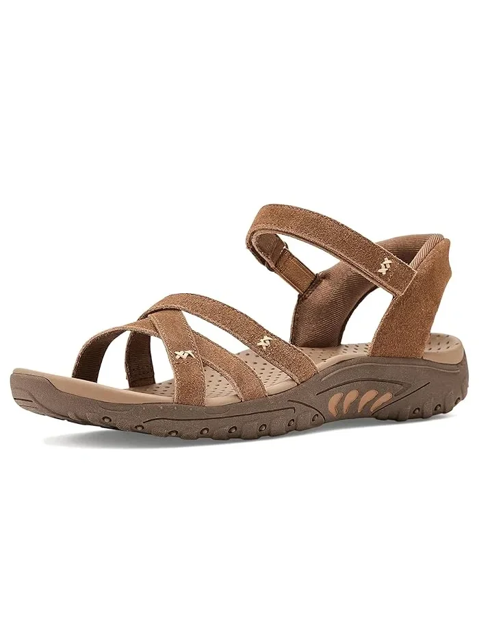 Сандалии кросс-страп с супинатором SKECHERS Reggae Natural Poise — 1