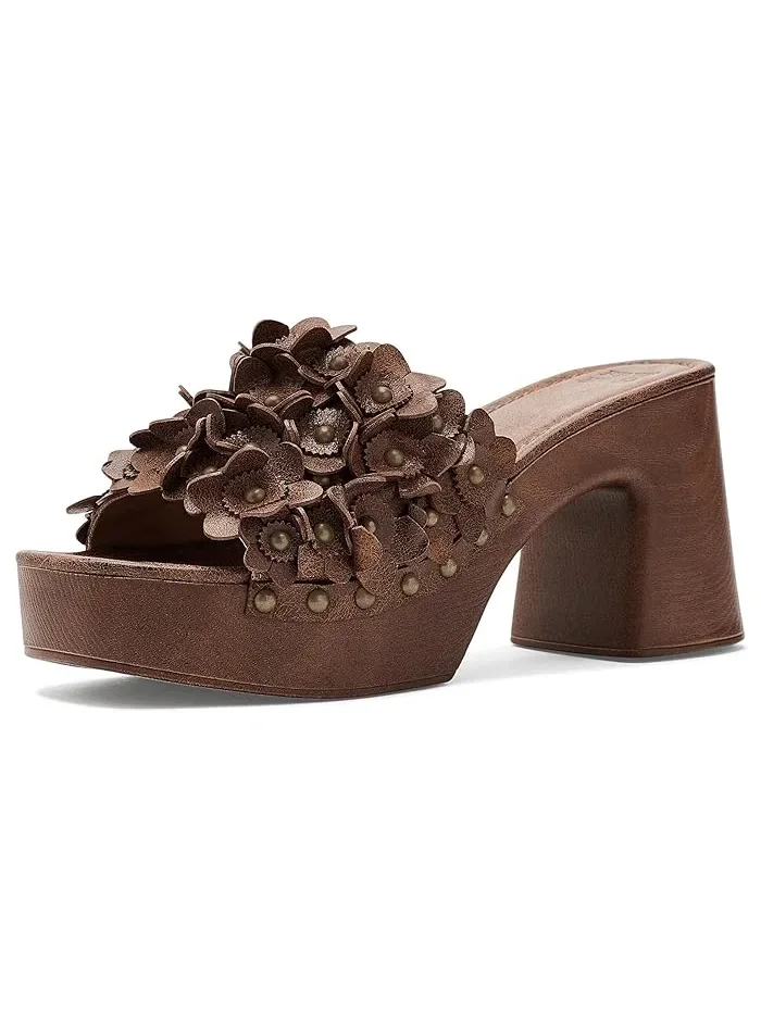 Босоножки с цветами и стразами Wylie Flower FRYE AND CO. — 1