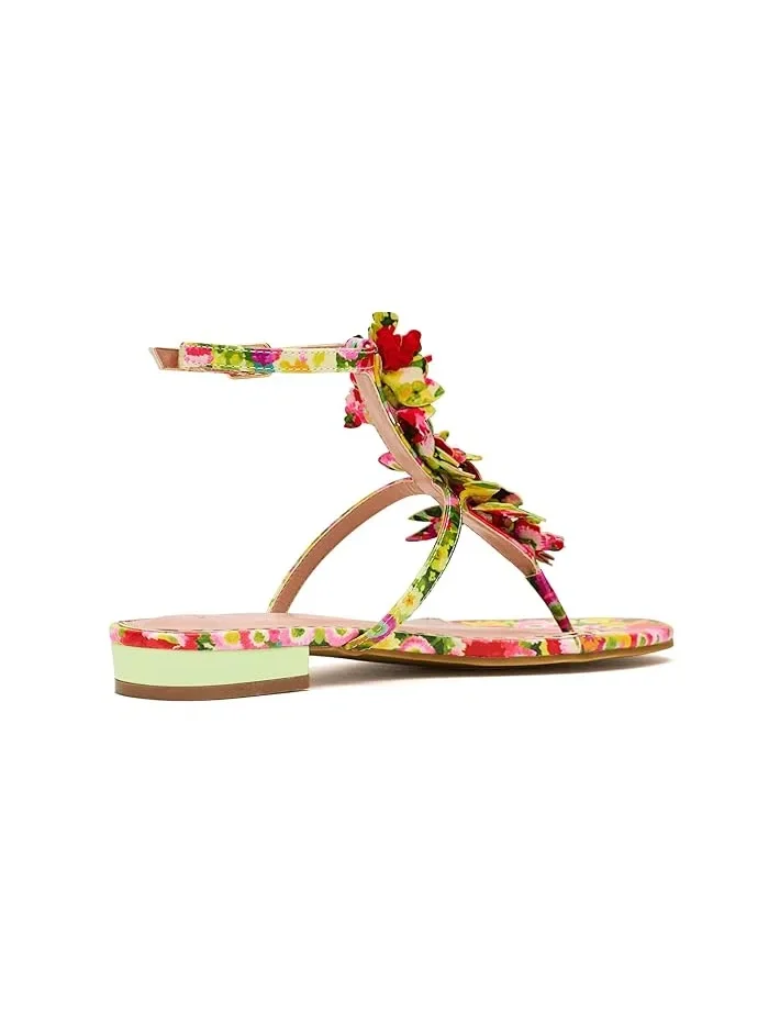Сандалии с цветочным аппликациями Kenedy Blue by Betsey Johnson — 4