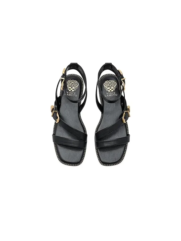 Сандалии плоские с двойной пряжкой Neiko Vince Camuto — 3