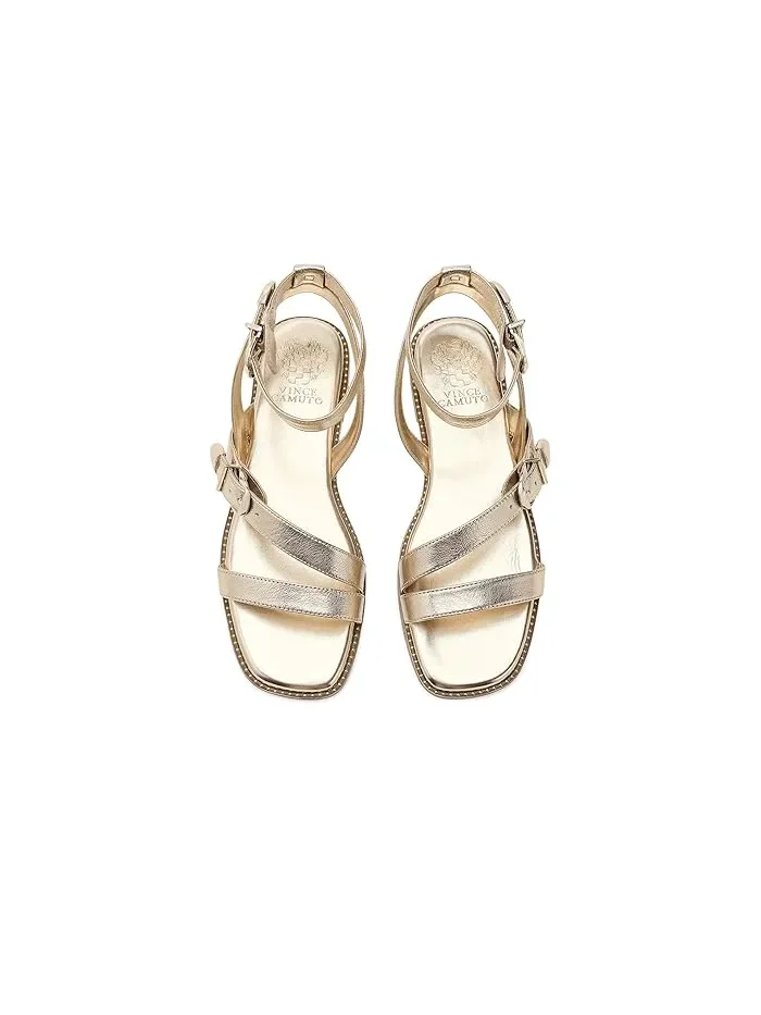 Сандалии плоские с двойной пряжкой Neiko Vince Camuto — 3