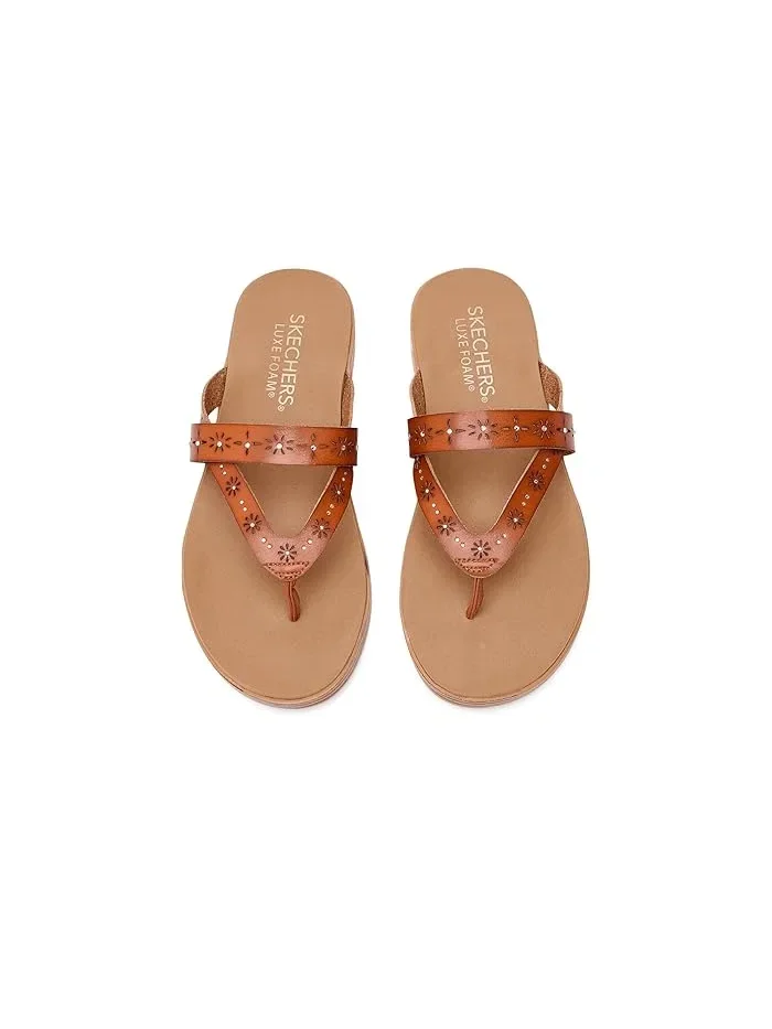 Сандалии с цветочным вырезом Summer Cove SKECHERS — 3