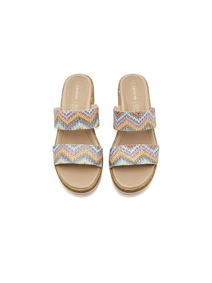 Босоножки на танкетке Resort Slide Sandals LifeStride — 3
