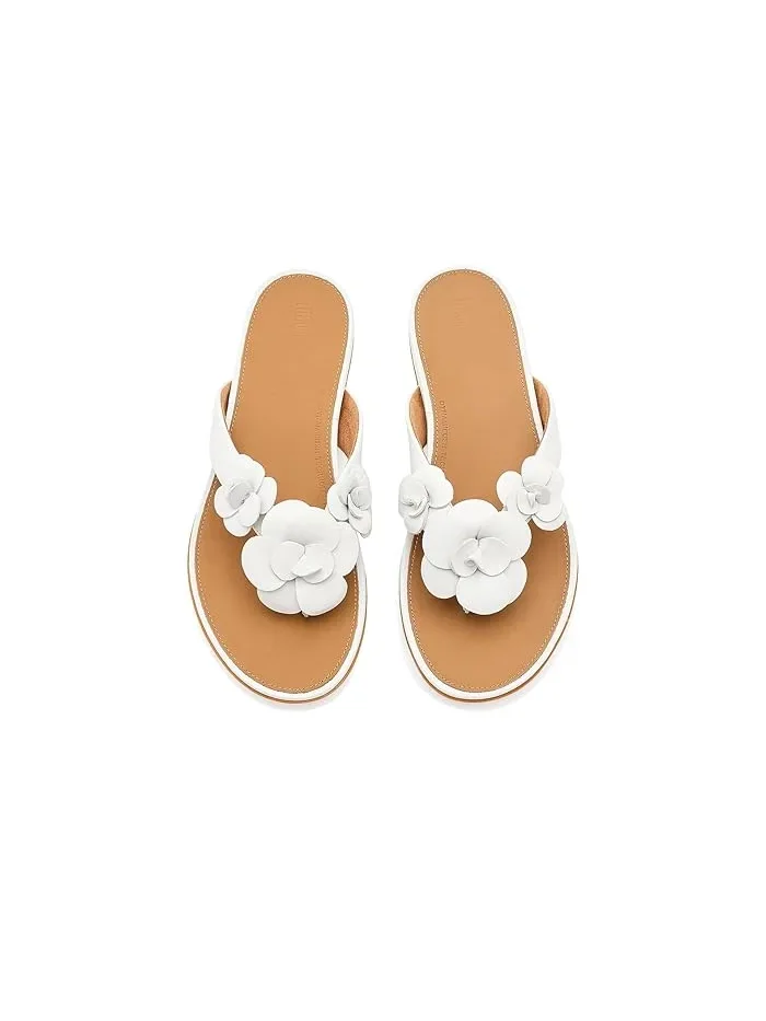 Сандалии FitFlop Gracie Flower Leather Flip-flops — 3