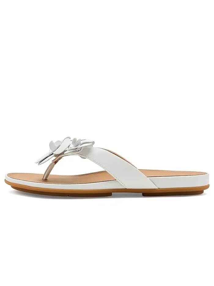 Сандалии FitFlop Gracie Flower Leather Flip-flops — 5