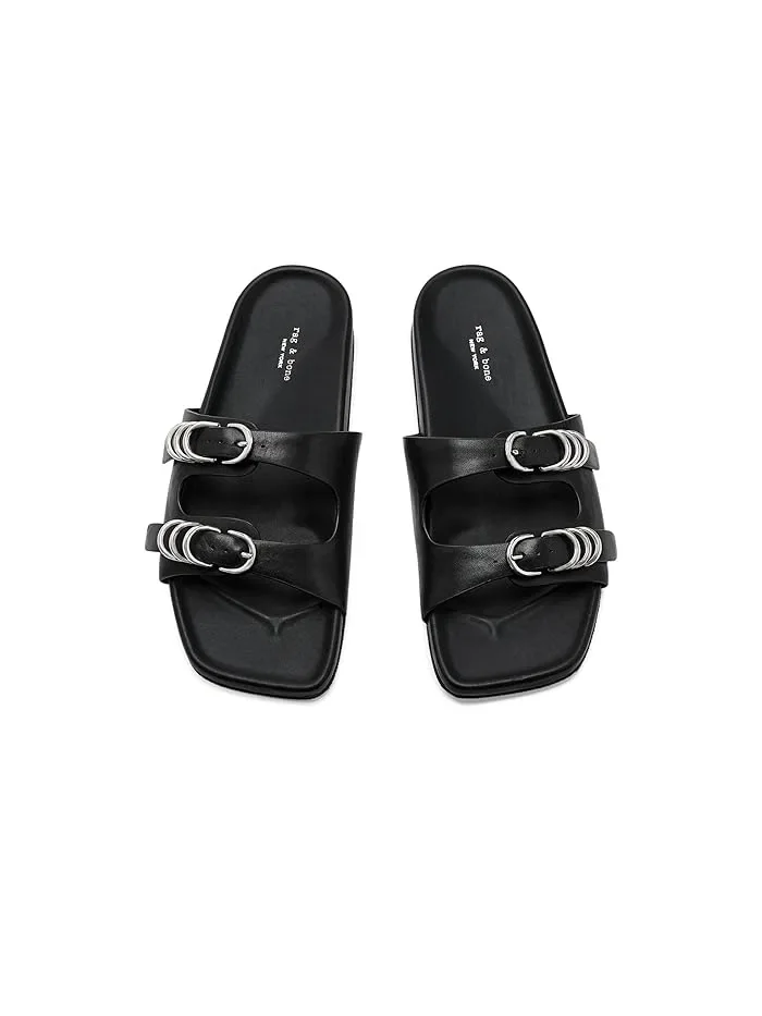 Сандалии кожаные Rue Slides rag & bone — 3