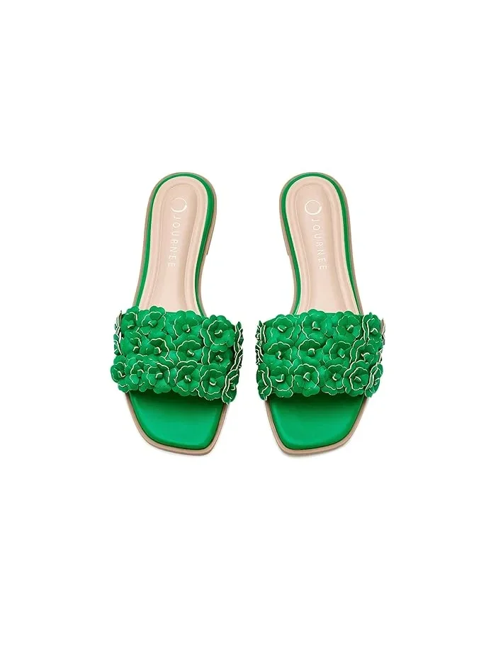 Сандалии с цветами Azalea Journee Collection — 3