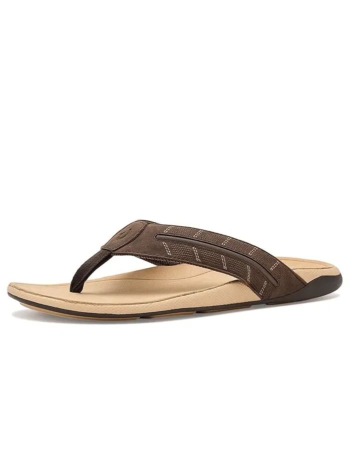 Сандалии с вышивкой Tuahine Palm OluKai — 1