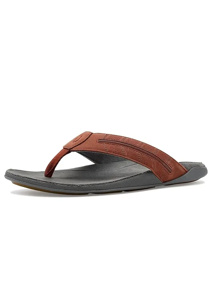 Сандалии с вышивкой Tuahine Palm OluKai — 1