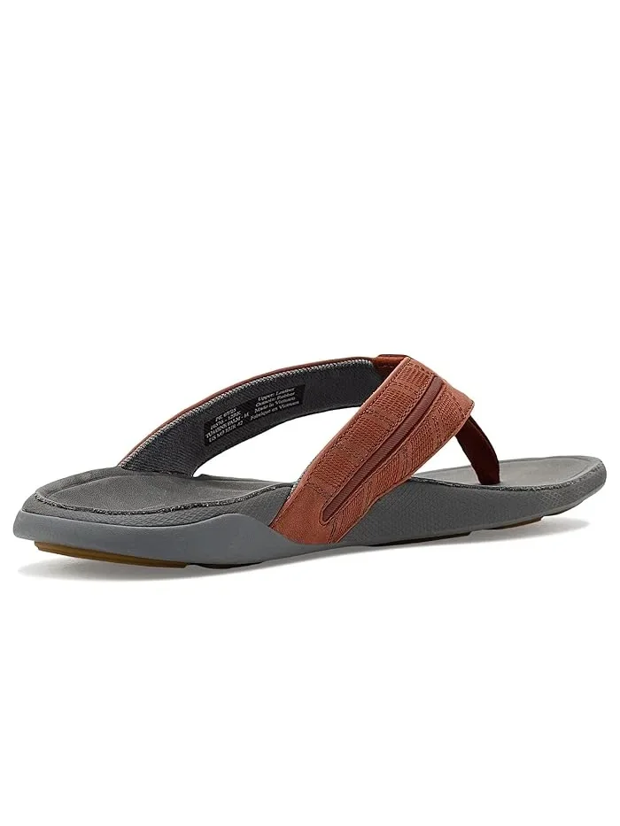 Сандалии с вышивкой Tuahine Palm OluKai — 4