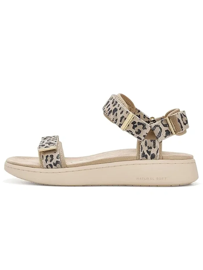 Сандалии замшевые WODEN, Leopard — 5