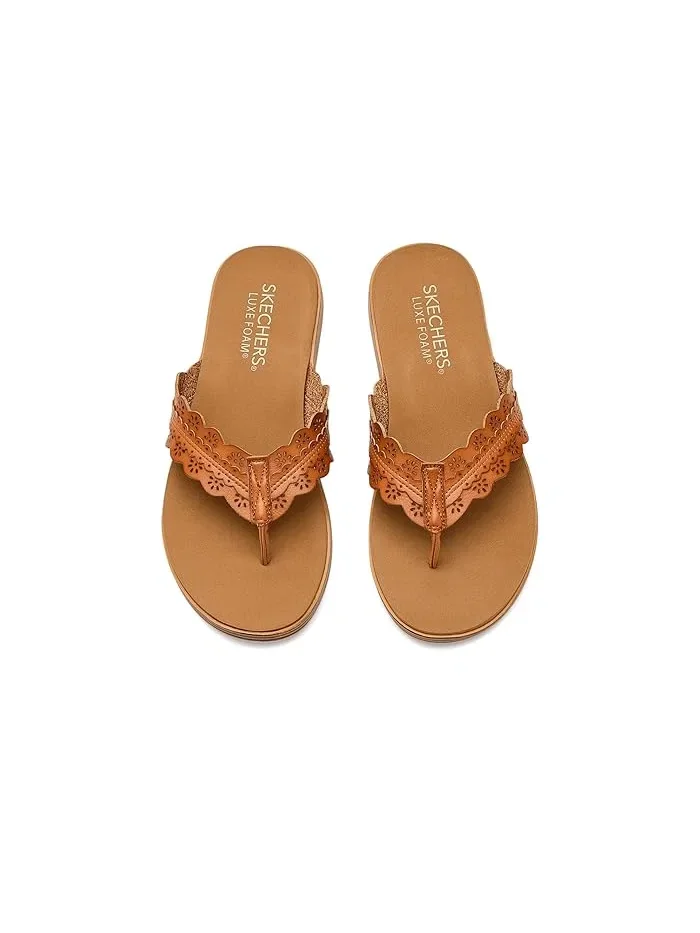 Сандалии с цветочным вырезом Summer Cove SKECHERS — 3