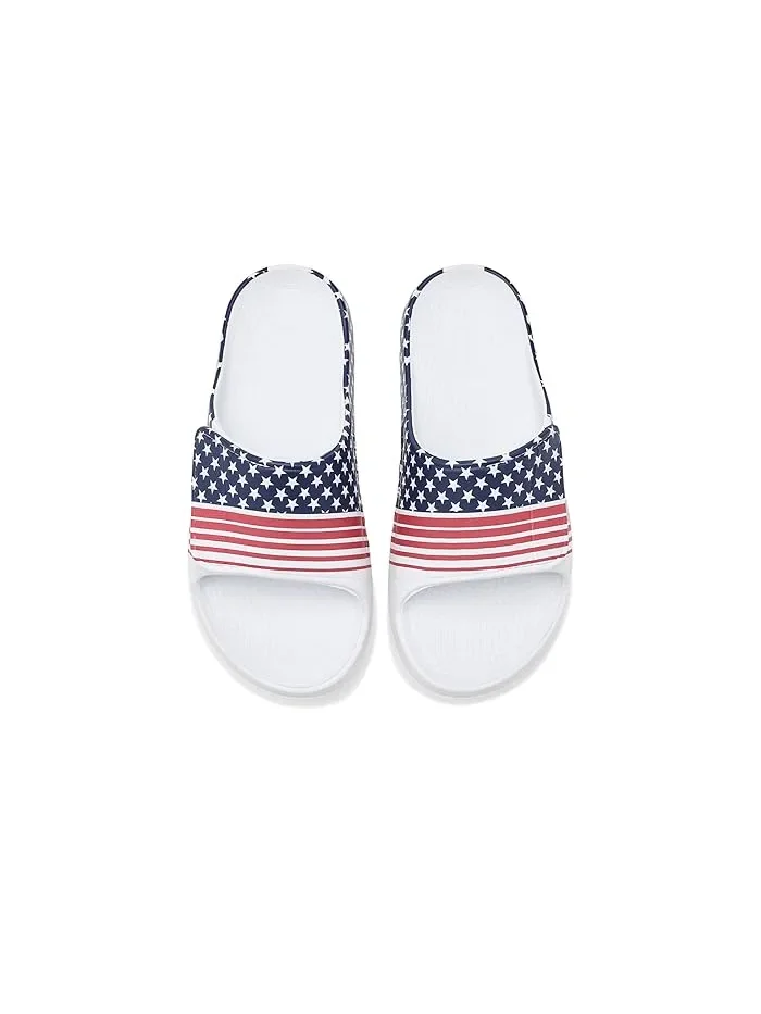Сандалии спортивные Ooaah Sport Slide Limited OOFOS, Stars and Stripes — 3
