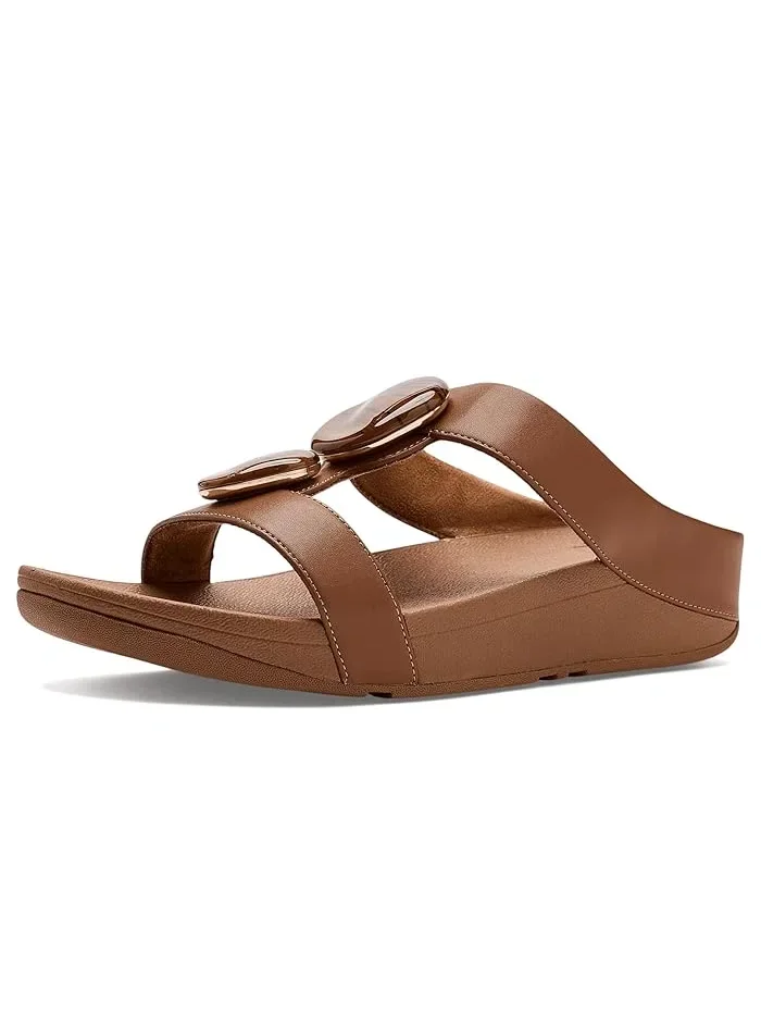 Сандалии с мраморными вставками Fino Marbled-Stone H-bar FitFlop — 1