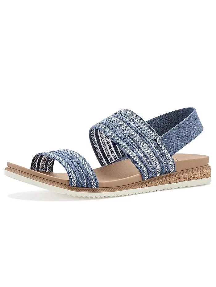 Сандалии с открытым носком Bobs Desert Kiss Low - Breezy Stripe BOBS from SKECHERS — 2