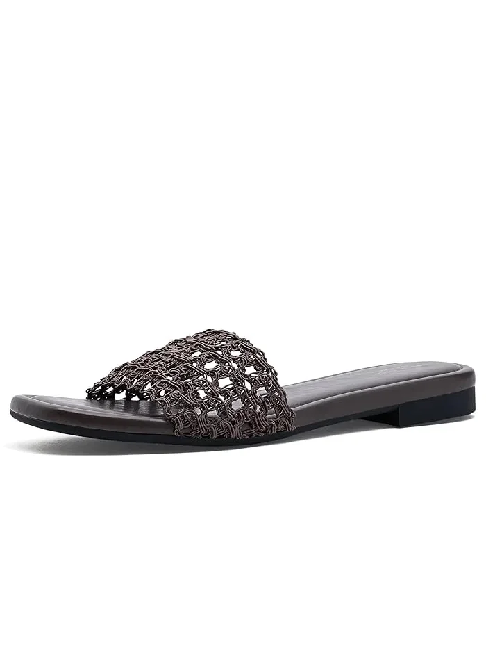 Сандалии Ellie Slides Dark Mocha Mesh — 1