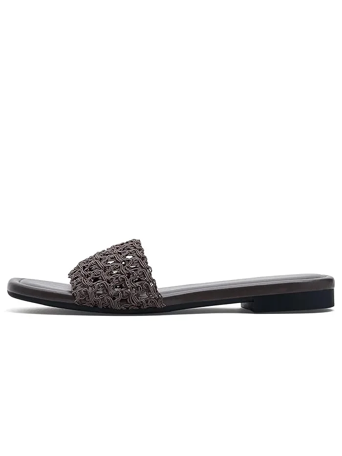 Сандалии Ellie Slides Dark Mocha Mesh — 5
