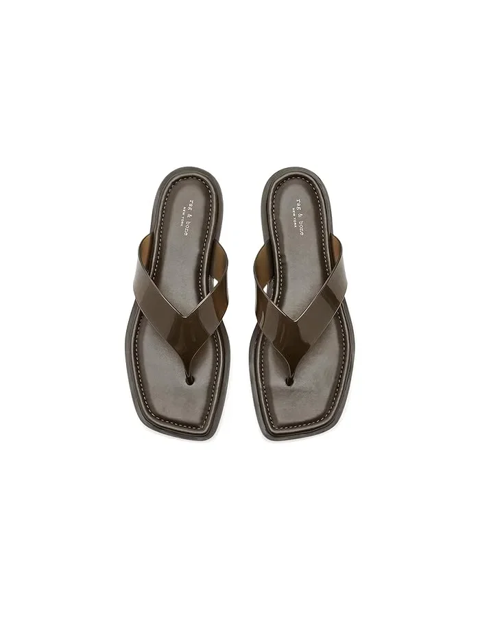 Сандалии геометрический квадратный носок Gracie Jelly Thong rag & bone — 3