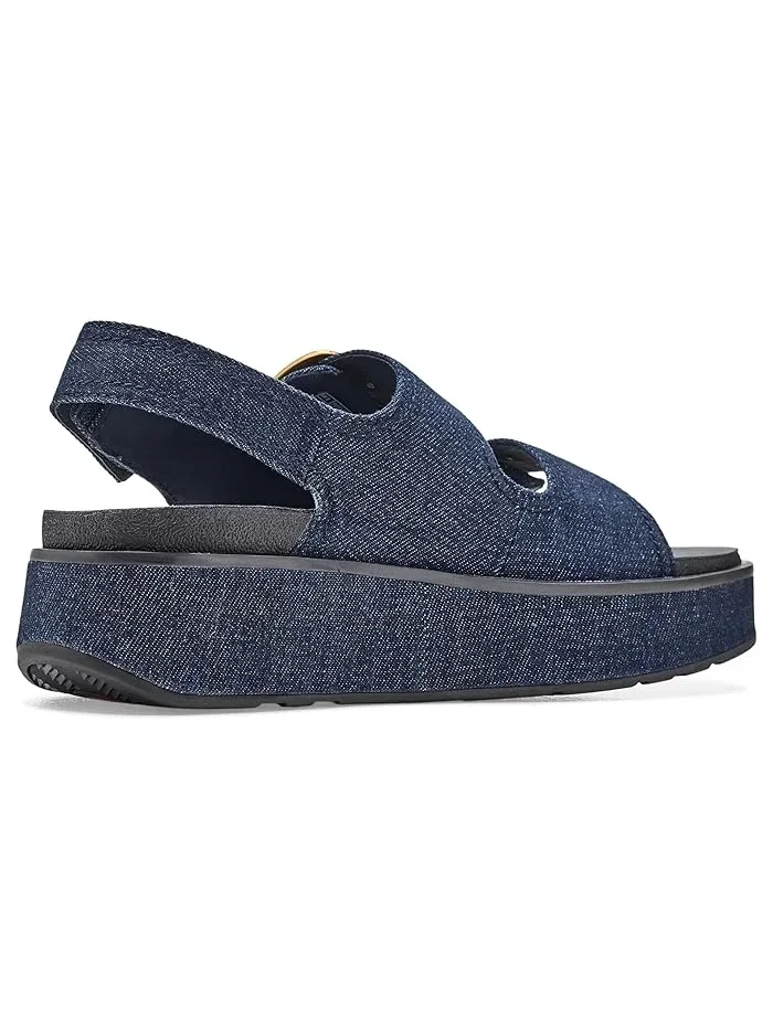 Сандалии FitFlop Gen FF Max с пряжкой джинсовые — 4