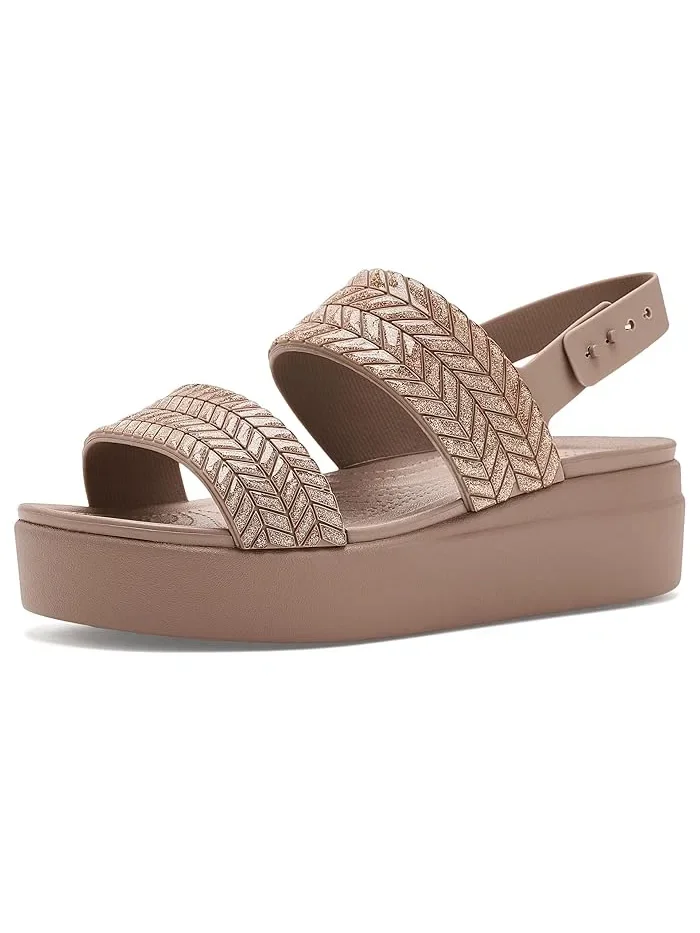 Сандалии платформа Brooklyn Low Wedges Crocs — 2