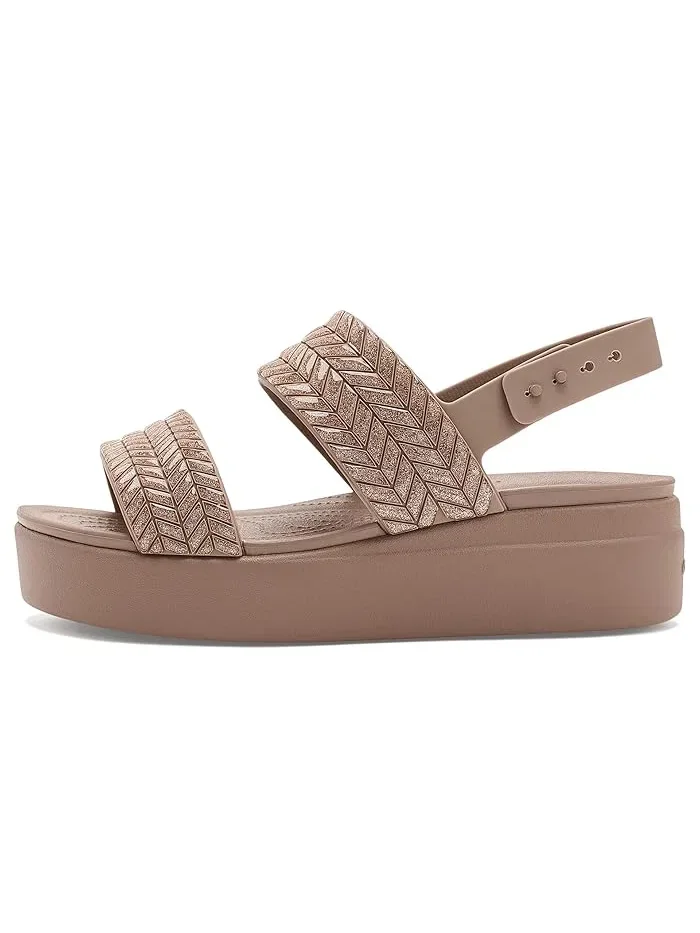 Сандалии платформа Brooklyn Low Wedges Crocs — 5