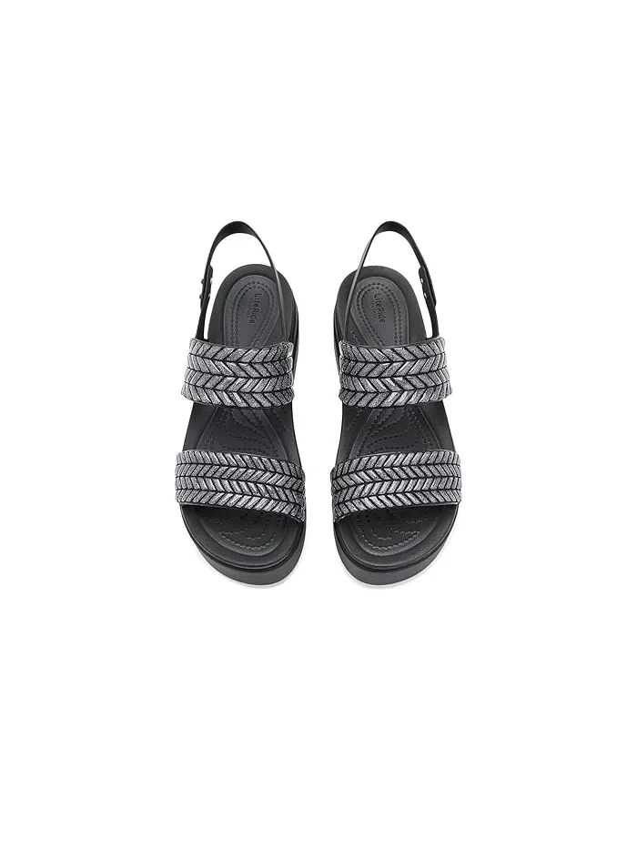 Сандалии платформа на каблуке Brooklyn Low Wedges Crocs — 3