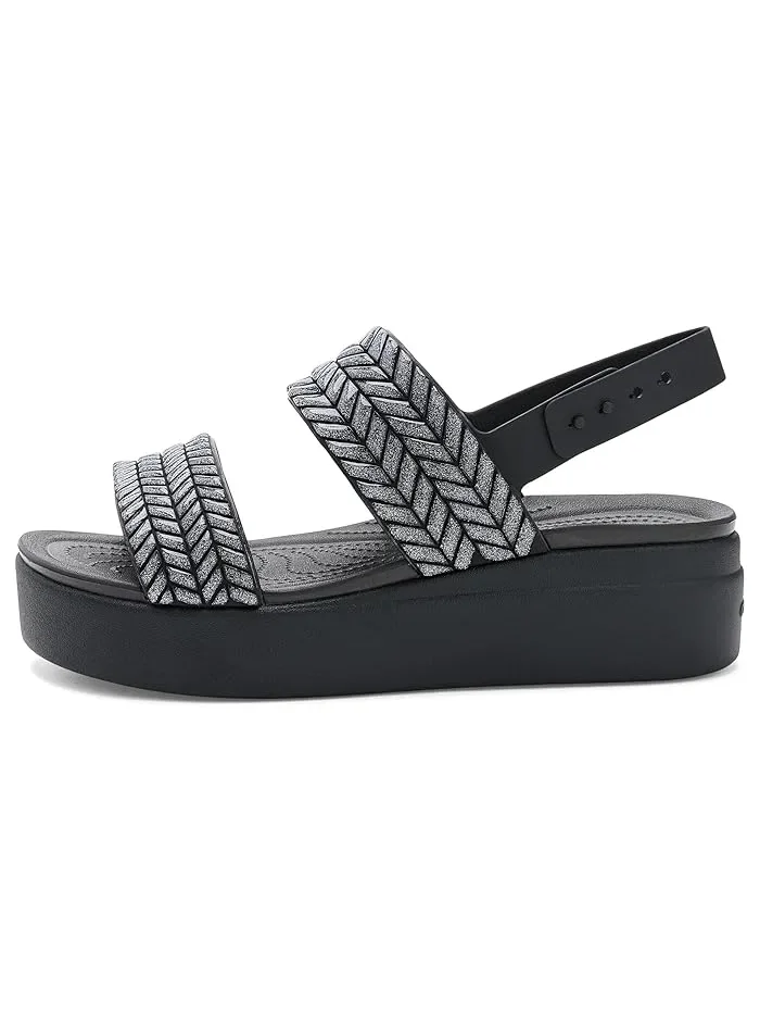 Сандалии платформа на каблуке Brooklyn Low Wedges Crocs — 5