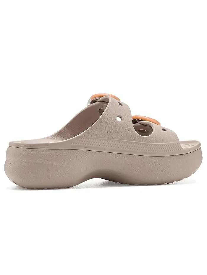 Сандалии на платформе Saturday Buckle Crocs — 4
