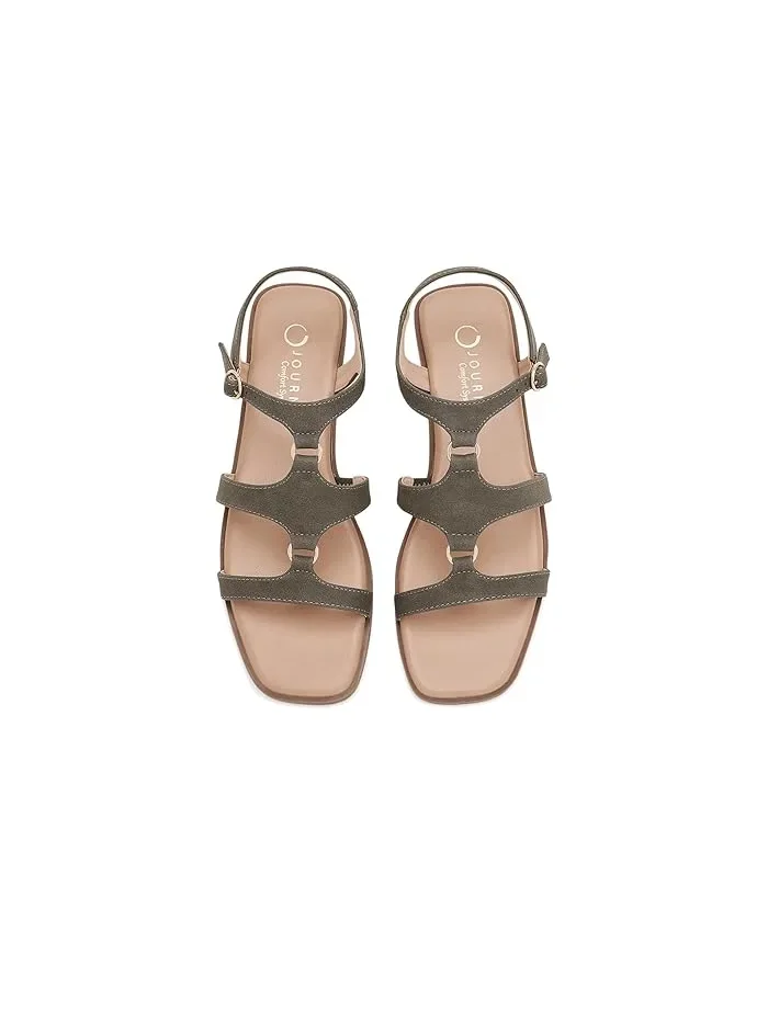 Сандалии с ремешком на щиколотке Briley Journee Collection — 3