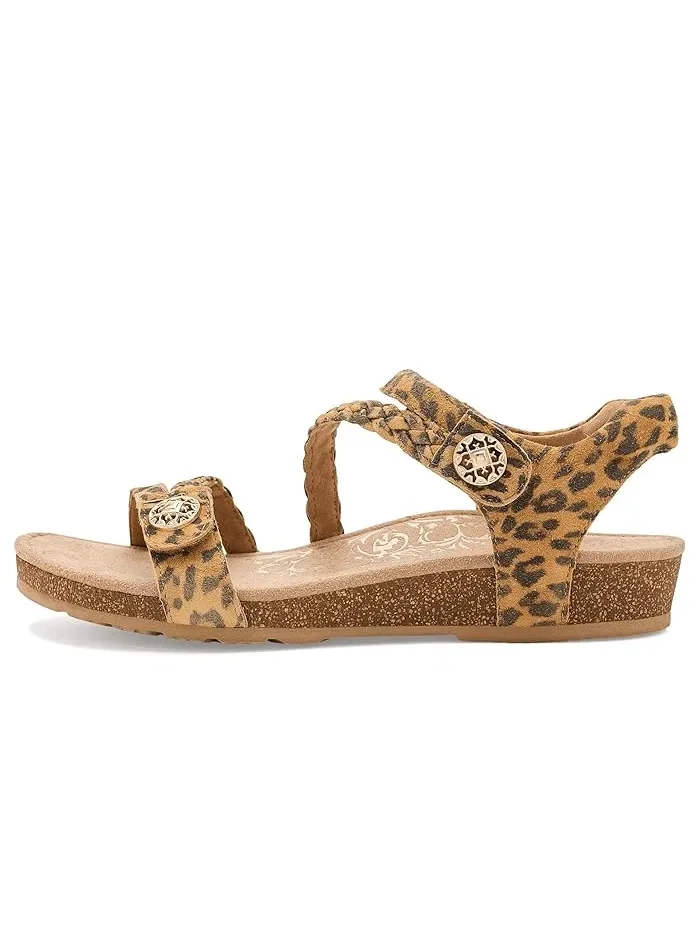 Сандалии с ремешками Aetrex, Leopard — 5