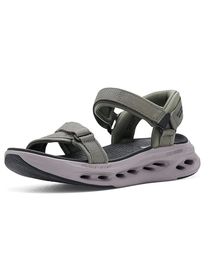 Сандалии Max Cushioning Glide-Step Skylar SKECHERS — изображение 2 из 5, оливковый/мульти