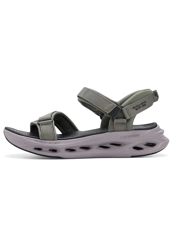 Сандалии Max Cushioning Glide-Step Skylar SKECHERS — изображение 5 из 5, оливковый/мульти