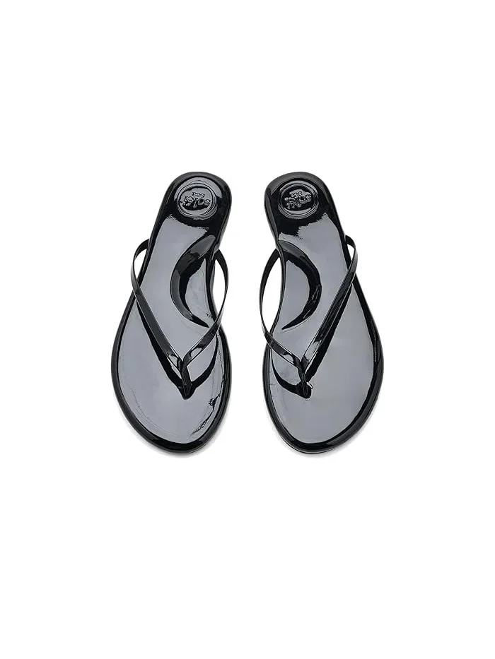 Сандалии с жемчугом Indie Soléi Sea, Onyx Patent — 3