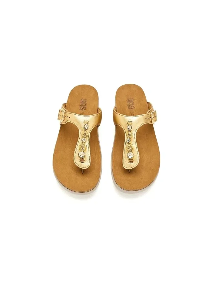 Сандалии Dazzle Comfort Thong SAS, 24K — 3