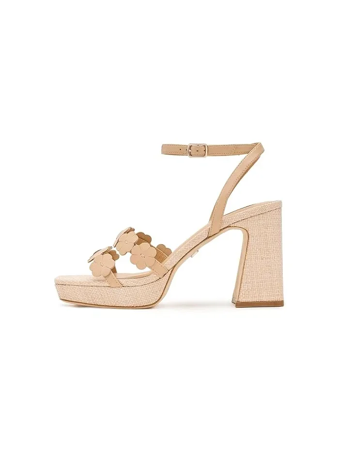 Босоножки на каблуке с цветком Waverly Badgley Mischka — 5