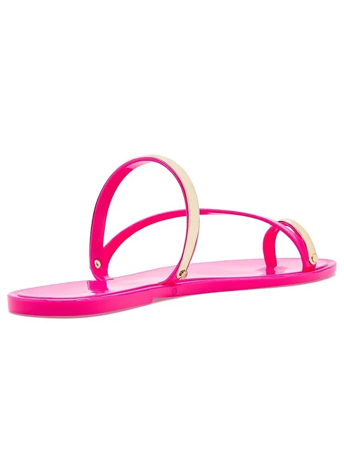 Босоножки с асимметричными ремешками Seashell Nine West — 4