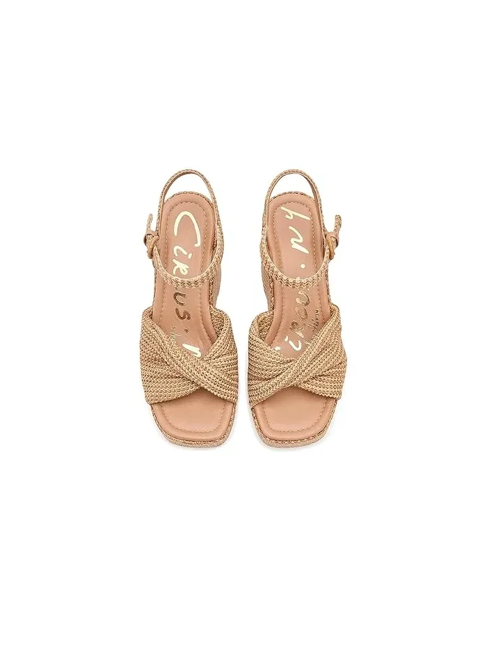 Босоножки на каблуке из рафии Joanne Circus NY by Sam Edelman — 3