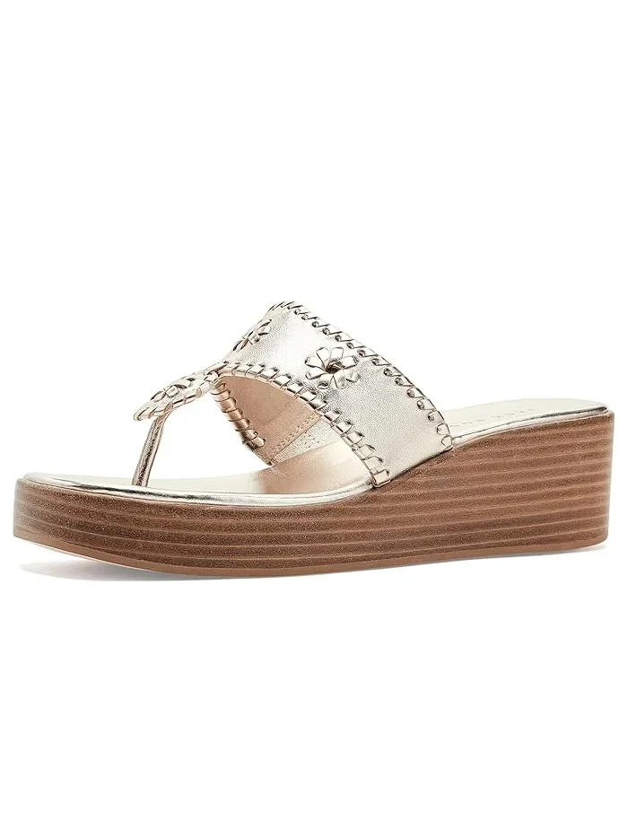 Босоножки на танкетке Jacks Stacked Mid-Wedge Jack Rogers — 1