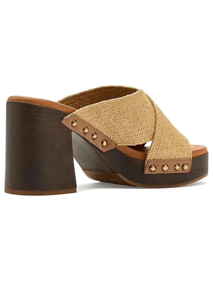 Босоножки на каблуке с перекрестными ремешками Casyna Lucky Brand — 4
