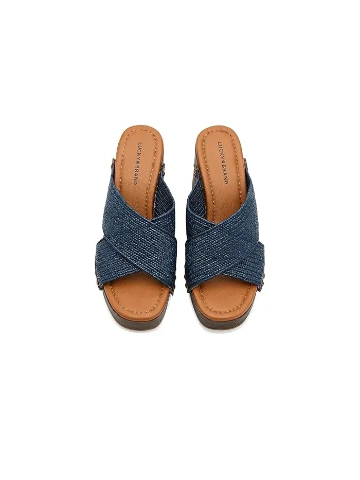 Босоножки на каблуке с перекрестными ремешками Casyna Lucky Brand — 3