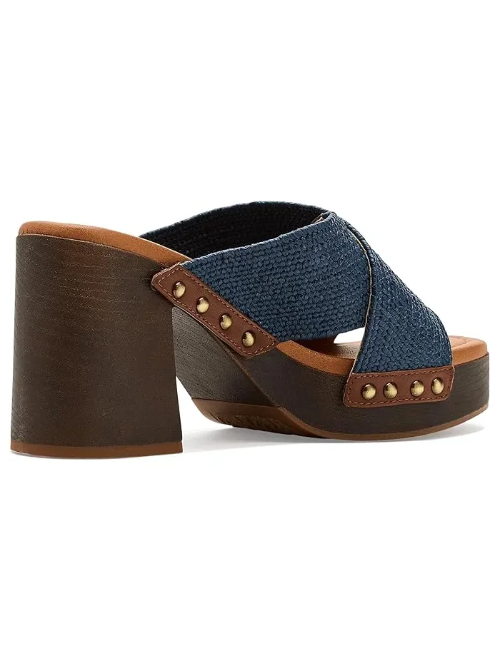 Босоножки на каблуке с перекрестными ремешками Casyna Lucky Brand — 4
