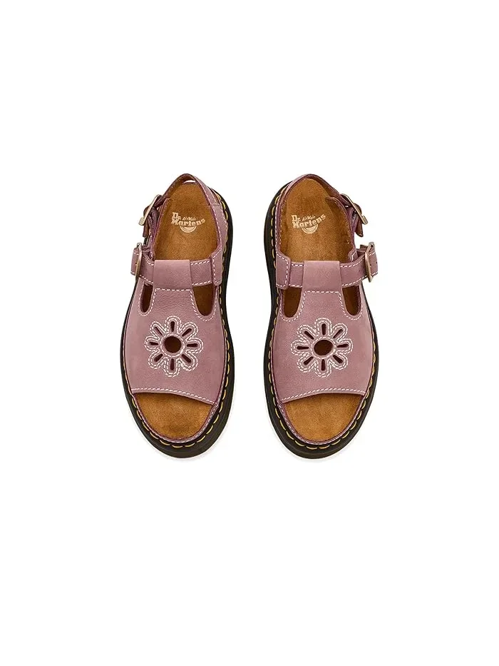 Босоножки на каблуке с цветочным вырезом Dunnet Flower Dr. Martens — 3