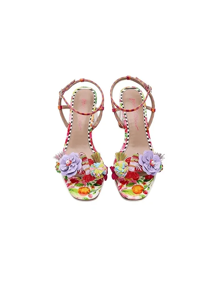 Босоножки с цветочным декором Merrily Blue by Betsey Johnson — 3