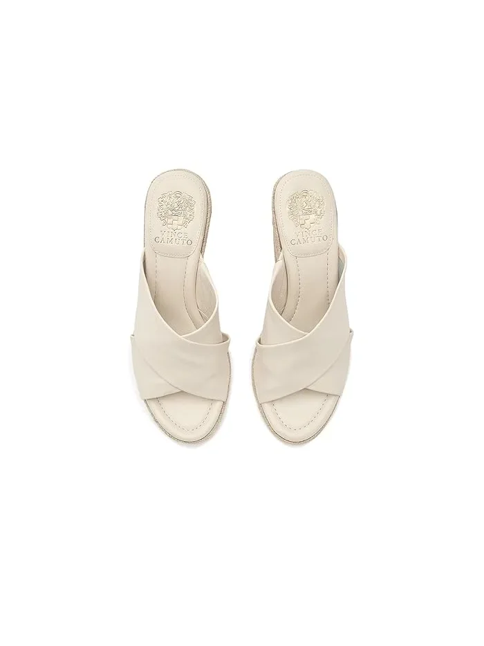 Босоножки на танкетке с перекрестными ремешками Fisella Vince Camuto — 3