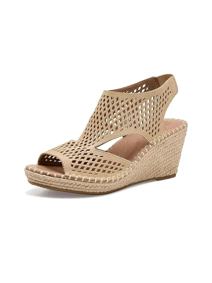 Босоножки на танкетке Cody Perf Gentle Souls by Kenneth Cole, Crossiant Suede — 1